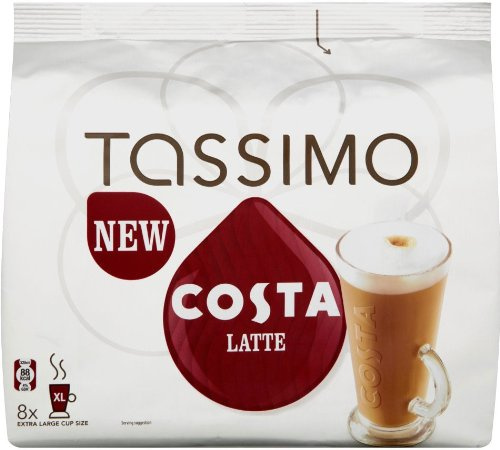 Tassimo Costa Latte 5 Pack, 40 T-Discs