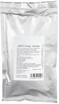 Hobbybäcker Icing-Schoko (200 g), Schokoladiges Frosting zum Füllen, Aufdressieren und Dekorieren von Cupcakes uvm.