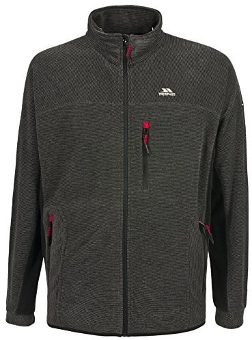 Trespass Mens Jynx Full Zip Fleece Jacket (L) (Black)