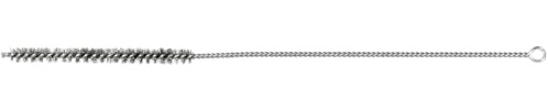 SW-Stahl 03664L Reinigungsbürste 9 mm - Drahtbürste Metall für Rost | Schmale Stahlbürste mit Holzgriff, 310 mm Gesamtlänge, gewellter Stahldraht für präzise Metallreinigung & Feinarbeiten