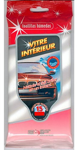 PERALINE 105 Lingettes Vitre, 15 Pièces