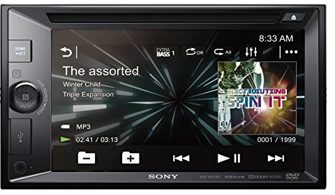 Sony XAVW651BT - Reproductor 2DIN para coche con DVD (Bluetooth y NFC, pantalla de 6,2, control por voz, Extra Bass, Siri Eyes Free y potencia de 55 W x 4), negro