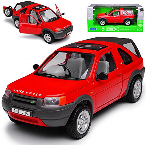 Welly Land R*o*v*e*r Freelander 3 Türer Rot 1. Generation 1997-2006 1/24 Modell Auto