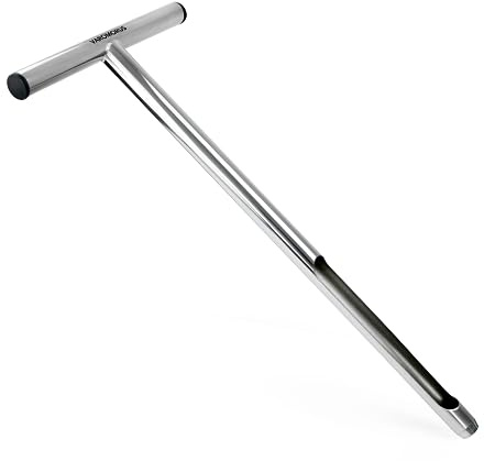 Varomorus Bodenprobennehmer, 53,3 cm, Edelstahl, T-förmiger Griff.