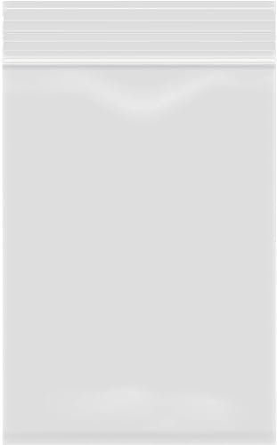Lot de 1000 Sachets à Fermeture Zip Refermable Transparent - pour Produit Alimentaire, Bijoux, Accessoires...- Format 6 x 8 cm