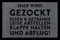 Interluxe Fußmatte mit Spruch - Hier Wird gezockt - 40x60cm Fussmatte als Geschenk für Gamer, Spieler, Zocker als Türmatte oder Teppich (Dunkelgrau)