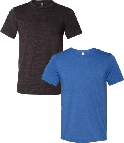 Bella + Canvas Unisex Crew Neck Triblend Short Sleeve Tee - - S