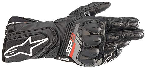 Alpinestars Motorradhandschuhe kurz Motorrad Handschuh SP-8 V3 Sporthandschuh schwarz XXL, Unisex, Sportler, Ganzjährig, Leder
