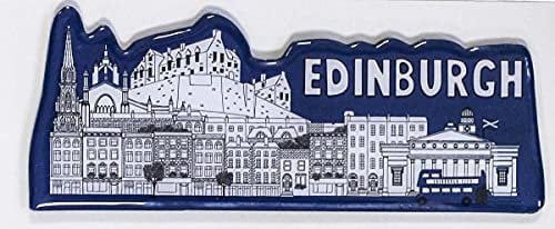 Scotland Scottish PU Fridge Magnet Lion Rampant Tartan 3D Epoxy Thistle Edinburgh (Long Edinburgh Skyline)