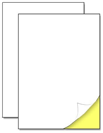 150 Blatt - Sticker Papier zum Bedrucken A4, Etiketten Selbstklebend Bedruckbar Aufkleber - 297 x 210mm
