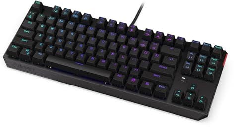 ENDORFY Thock TKL Red, mechanical keyboard, QWERTY, Kailh Red switches, RGB EY5A003, black