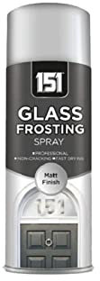 PNJB Window Glass Frosting Spray Paint Privacy Decorative Bath Window, Glass Frosted Spray, Window Door Security, (400ml), (1 Pcs)