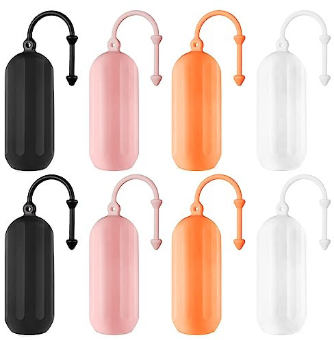 Reise Silikon Flaschenhüllen, Reisebehälter Auslaufsichere Elastische Hüllen, Wiederverwendbares Reisezubehör, Schutzhülle für Shampoo und Duschgelflaschen 8 Stück (B)