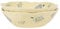 Koythin Salad Bowls Set of 2, Cute Blue Flower Ceramic Bowls, Cream Yellow Serving Bowl for Pasta, Cereal, Fruit, Soup, Rice, Dishwasher and Microwave Safe (Blue Flower Set of 2)