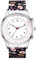 JewelryWe Schwesternuhr mit Pulsskala Silikon Uhren: Damen Analog Quarz Armbanduhr Frauen Schwarz Blumenmuster Silikon Armband Ärzte Krankenschwester Uhr mit Pulsberechnungsskala