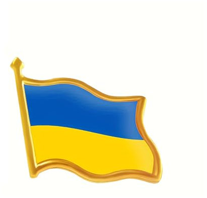 Wisafory 20 Stück Flaggen Pin Broschen Anstecknadel Anstecker Flagge Abzeichen Nationale Brosche Metall Flaggen Pins Anstecknadelabzeichen für Kleidung und Taschen Ukraine