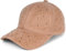 styleBREAKER Damen Baseball Cap mit Strass Applikation, 6 Panel Cap Einfarbig, Basecap Schnalle verstellbar 04023093, Farbe:Hellbraun