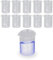 10PCS Glass Beakers Set, 25mL Thick Walled Experiment Beaker Cups with Scale, Transparent Lab Measuring Cup for Laboratories, Industries, Schools and Home Use