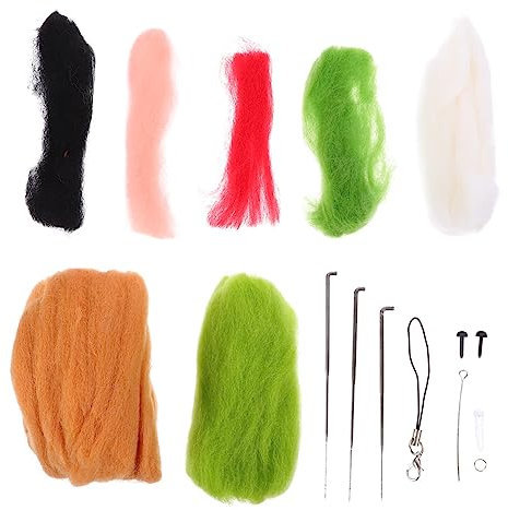 Hohopeti Diy Wollfilz Für Anfänger Mit Materialien Zum Trockenfilzen Und Schmuckherstellung Handgemachte Aktivität Für Junge Mädchen Und Erwachsene