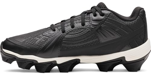 Under Armour Women's Glyde Sola RM Softball Cleats, (001) Black/White/Black, 10, US