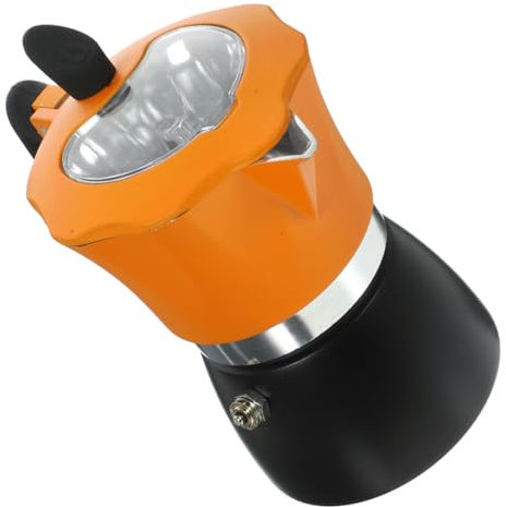 Garneck Cafetera Italiana de 150 Ml con Mango Ergonómico Y Antiescaldaduras