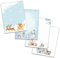 4 Blöcke Weihnachtsmotiv Notizblock Schreibblock Weihnachtsbriefpapier Brief an Weihnachtsmann schreiben liniert Kinder Mädchen Jungen (4 Blöcke/Variante 2 mit je 25 Blätter in A5-Format)