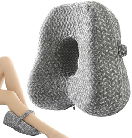 Beinausrichtungskissen – Mutterschaftsstützkissen, Kissen zur Linderung von Hüftbeschwerden | Wirbelsäulenstützkissen für Komfort, ergonomisches Design aus weichem mmory-Schaum, Beinkissen für Seiten