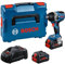 Bosch Professional 18V System Avvitatore a massa battente a batteria GDS 18V-750 C incl. 2x 5.0 Ah, caricabatteria GAL 18V-40, L-BOXX, + 2x ProCORE18V 8Ah +GAL 1880CV +L-Boxx