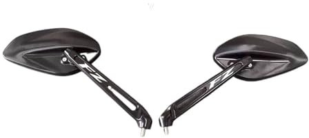 OLMAFD Motorrad Rückspiegel Seite Spiegel Für Yam&aha FZ25 FZ400 FZ6 FZ1 FZ8 FZ09 FZ10 Motorrad Zubehör Umkehr Spiegel Fahrradspiegel