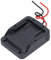 Base de chargeur d'adaptateur de batterie au lithium pour 18V Batteries Metabo ABS MATÉRIAUX ABS 14cm