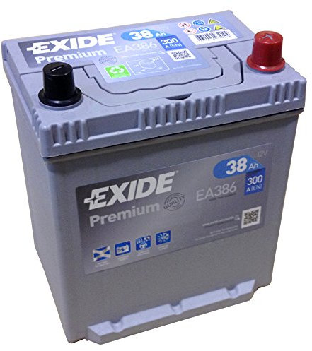 EXIDE PREMIUM EA 386 12V 38AH Starterbatterie Neues Modell 2014/15