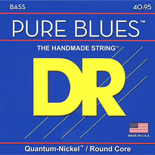DR Pure Blues Round Core Bass 4-Saiten 40-95