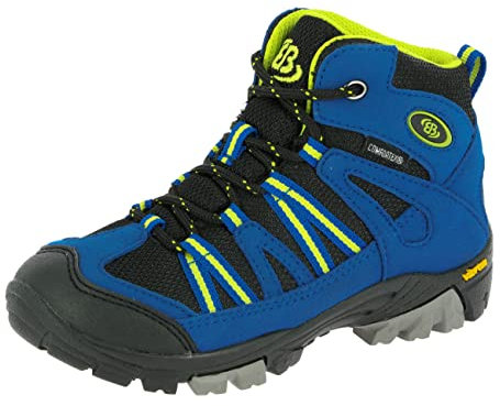 Brütting Ohio High, Scarpe da Arrampicata Alta, Unisex - Bambini e ragazzi, Blu Blue Black Lemon, 31 EU