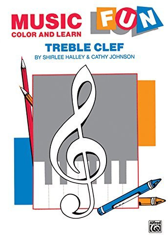 Music Fun Color and Learn: Treble Clef by Shirlee Halley (1986-12-01)