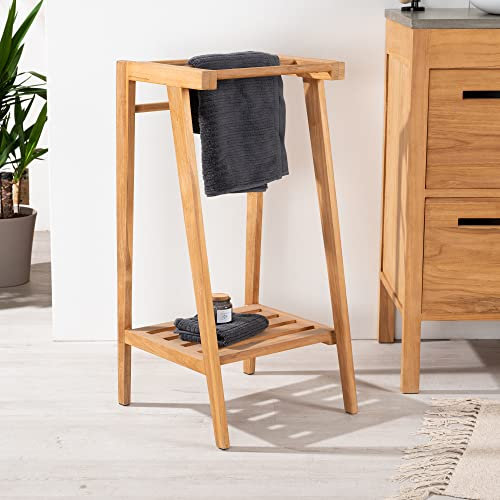 Wanda collection - Porte Serviette à Poser en Teck