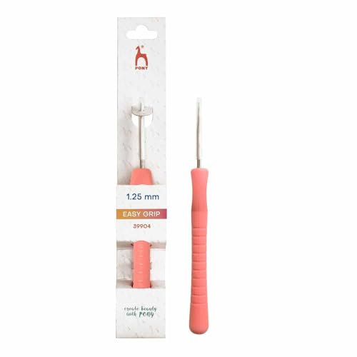 Pony Easy Grip Häkelnadel Stahl 1,25 mm - 1 Stück