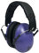 Banz Kidz Cache-oreilles pour enfants de 2 ans et plus – Violet foncé – Casque antibruit fort et cache-oreilles pour tout-petits, taille réglable