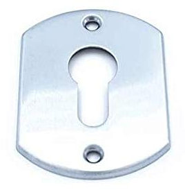 SICMA Bocchetta per porte blindate con foro yale Sicma serie Kappa 52X70 (OTTONE GRAFFIATO)