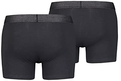 Levi's Herren Levis Men Mel Wb Boxer Brief Org Co 2p Underwear (2er Pack)