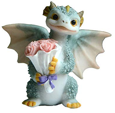 Gemmia Miniatur Fee Garten Drache Figurine- Aus Meinem Herzen