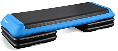 Tone Fitness Verstellbare Aerobic-Stufen-Plattform, Übungsstufe, Blau