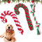 Qunkun Hundespielzeug Weihnachten - 3 Stück Kauspielzeug, Adventskalender, Zuckerstange, Hundeleckerli für Hunde