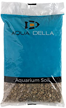 Aqua Della, Gravier pour Aquarium de Couleur British Brown 4-8 mm, 10 kg, Décoratif et Fonctionnel, Apporte Un Soutien, Composé d’éléments de qualité supérieure, Rincer à l’Eau Avant Utilisation