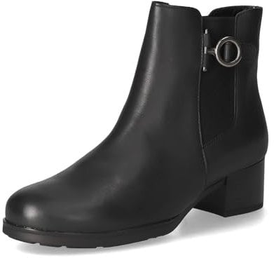 Gabor Damen Chelsea Boots, Frauen Stiefeletten,Wechselfußbett,Best Fitting,Booties,halbstiefel,Kurzstiefel,Night (Altsilber),40 EU / 6.5 UK
