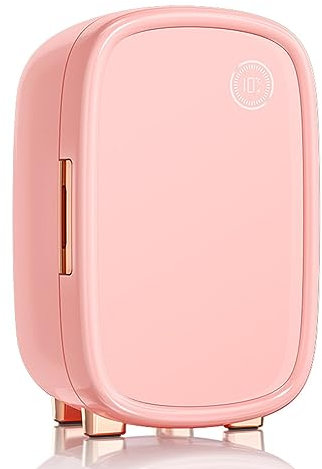 12L Smart Konstante Temperatur Mini Kühlschrank Kosmetische Hautpflege Kühlschrank Tragbare Kleine Haushalts Kühlschrank,Pink