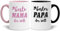 Mama und Papa Geschenke, Beste Mama Bester Papa Tassen Set mit Spruch, Weihnachtsgeschenke für Eltern Mutter und Vater zum Geburtstag, Vatertag, Muttertag, Weihnachten Geschenk (Für Mama Papa)