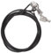 BESTonZON Laptop Locking Cable Security Lock Keyed Cable Lock for Notebook and Pc Design Compatible with Laptops and Monitors Anti-cut Cable for Enhanced Protection