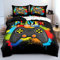 Yzehomijia Gamer Bettwäsche Set 140×200 cm,Gamepad Bettbezug,Jungen Bettwäsche,1 x Gamepad Bettbezug und 1 x Kissenbezüge 65 x 65cm (G4，140×200)