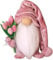 77Tkiop Tulip Gonks Faceless Dwarf Doll - Hallween Decoration,christmas Decor,Elf Novelty Tabletop Gnomes Ornaments for Mother Grandma from Daughter Son,Mothers Day Gonk (PINK)