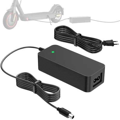 42V 2A Chargeur de Batterie de Trottinette,8mm Chargeur Velo Electrique,Chargeur Trottinette Electrique pour Xiaomi M365, M365 Pro, Pro2, Mi 3,Overboard Kart, Vélos Électrique